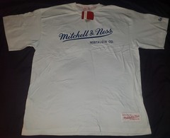 Authentic MITCHELL & NESS Script Logo Shirt XL Philadelphia PA deadstock NWT M&N