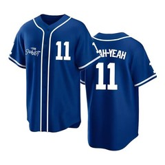 Sandlot Baseball Jersey Yeah-Yeah #11 Stitched Blue Men’s Size Medium