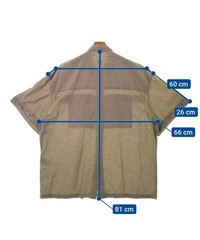 E.TAUTZ Casual Shirt GrayBeige M 2200407225039