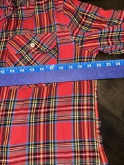 Pendleton Woolen Mills Red Plaid Burnside Flannel Shirt Button Up Lumberjack EUC