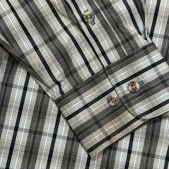 Ariat Long Sleeve Button Down Shirt Men XL Windowpane