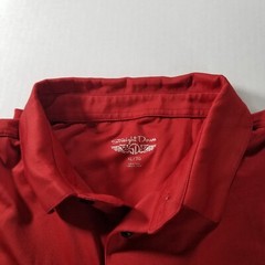 Straight Down Performance Cypress Point Golf Club Polo Size XL Men Red