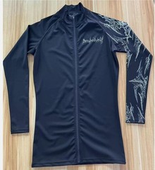 Breathedivinity Full-zip motion training windproof tight-fitting garment New