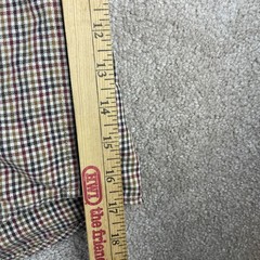Sir Pendleton Mills Red Green Wool Plaid Button Up Long Sleeve Shirt Mens Sz XL
