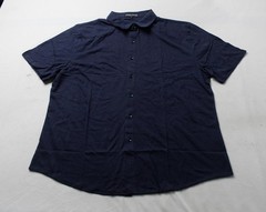 James Tailor Men’s Lightweight Button Down Shirt BM7 Navy Size: XL NWT