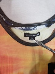 OCEAN CURRENT Tank Top Mens M Palm Trees Sunset Summer Beach R310