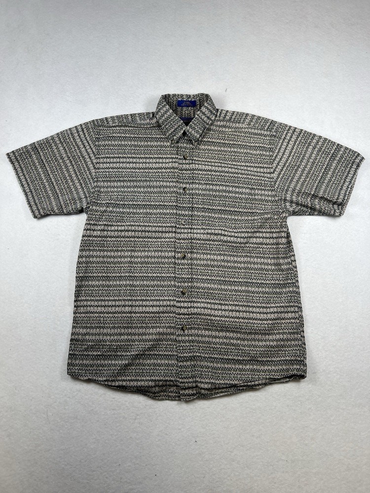 Pendleton Woolen Mills Short Sleeve Cotton Button-Down Shirt – Size: M