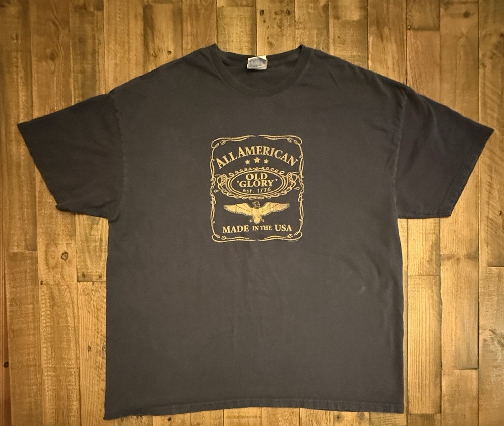 Vintage All American “Old Glory” Made in the USA Graphic T-Shirt | Adult 2XL |
