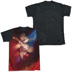 Wonder Woman Movie Arms Crossed Adult Costume T Shirt (Black Back), S-3XL