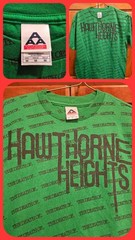 Vtg Y2K Hawthorne Heights The Death Of Rare AOP Post Emo Scremo Band Shirt M