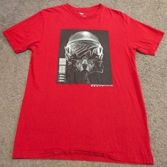 Paper Planes Roc Nation Jay Z Pilot Logo Red T-Shirt Men’s Large