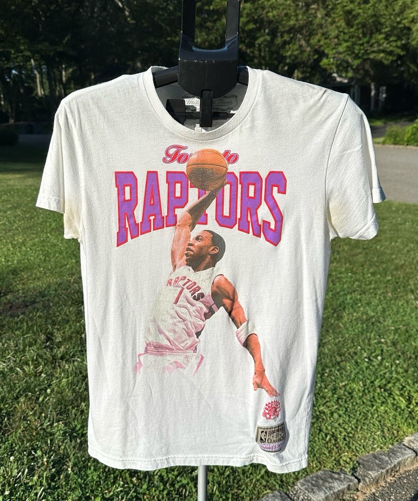 Mitchell & Ness Toronto Raptors Tracy McGrady Tee Mens Small Shirt NBA Hardwood