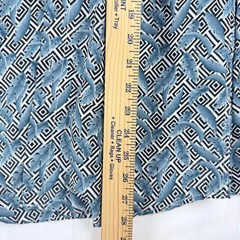 Silver Stone Collection Button Down Mens M Blue NEW Geometric Feather Modern Fit