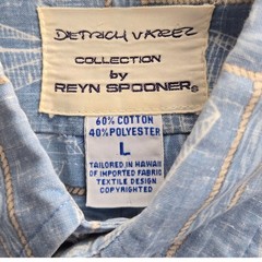 Vintage Ultra Rare Reyn Spooner x Dietrich Varez Newport Beach CA Yatch Shirt L