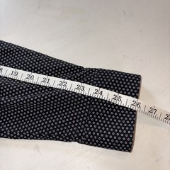 Express Men’s M Fitted Button Down Dress Shirt Black/White Pattern, 15-15.5″