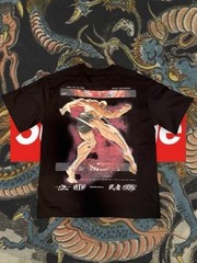 Dechire x Baki “Jack Hanma Blood Red Edition” 1 of 100 Oversized Tee in Black