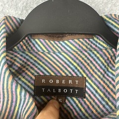 Robert Talbott Multicolor Pastel Stripe Shirt Mens XL Long Sleeve Seersucker