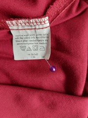 Van Heusen Men Dress Shirt 16 Red Barrel Cuff Collared Button Up Officewear