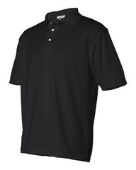 FeatherLite 100% Polyester Moisture Free Mesh Polo T-Shirt- 0469 Black XL