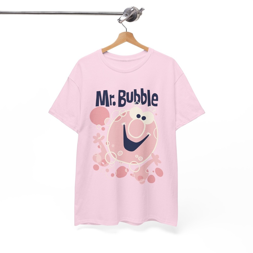 Mr Bubble T-Shirt, Retro Vintage Bubblebath Logo Grunge T Shirt, Unisex Tee