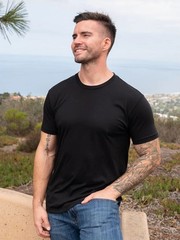 Fresh Clean Threads – Medium 4 pack – Premium Black T-Shirts