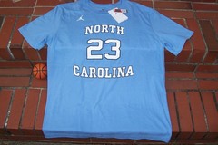 Nike Air Jordan UNC NORTH CAROLINA 23 Jumpman Blue White Men’s T-Shirt L/Large