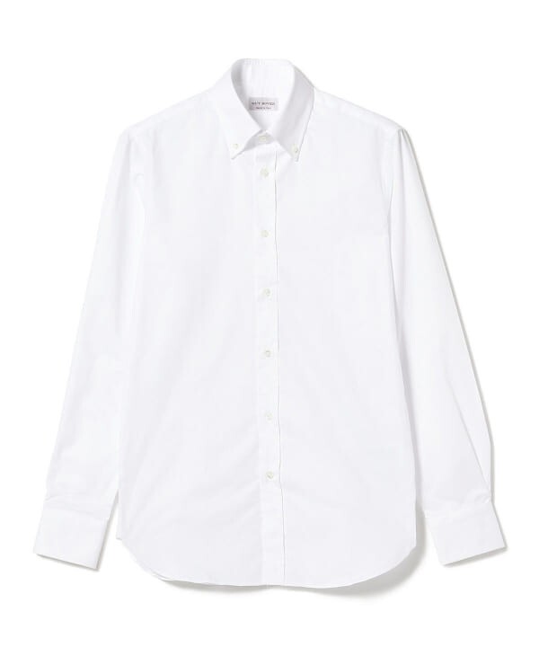 (ASK availability First) BEAMS GUY ROVER Fine twill button-down shirt New
