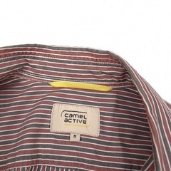 Camel Active Vintage Striped Button-Down Relaxed Fit Shirt Long Sleeve M
