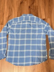 The Normal Brand Men’s Button Down Long Sleeve Plaid Shirt Blue, Size XL