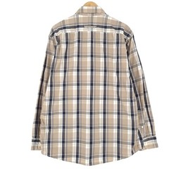 Camel Active Vintage Plaid Cotton Button-Up Shirt For Men, Long Sleeve, L