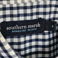 Southern Marsh Gingham Plaid Button Down Shirt – Size Small