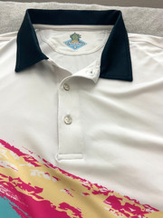 Chubbies Polyester-Spandex Blend Tennis Champ Performance Polo Shirt Size XL
