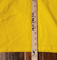 front back Security t-shirt Optima Heavy XL 100% Cotton yellow fun neon