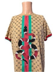 Bleeker & Mercer Designer Style Coral Snake T Shirt Graphic Tee Size XL