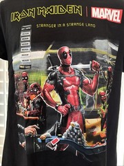 NWT Iron Maiden Marvel Deadpool Stranger In A Strange Land Shirt Size 2XL New