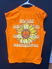 Class Dismissed First Class Hugger CUT OFF SLEEVES Size XL