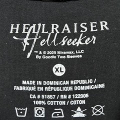 Hellraiser Pinhead Evil, Deadly, Immoral T-Shirt Size Extra Large