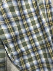 Pendleton Canterbury Cloth Button Up Plaid Pima Cotton Wool Blend Flannel Size M