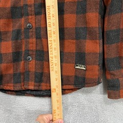 Jachs Shacket Men’s Small Wool Blend Plaid Shirt Flannel Jacket Quilted