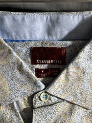 Consequence Medium Slim Fit Design Long Sleeve Shirt Men’s