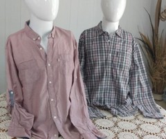 2 for $20 Ecko Unltd & Levi Strauss & Co Shirt Button Up Plaid Cotton SzX/L EUC