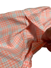 Magellan Men’s Aransas Pass Soft Polyester Pink/Blue vented shirt XL