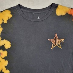 Jeffree Star Shirt Medium Tie Dyed Cosmetics Fashion Black Orange Promo Merch
