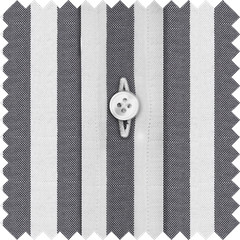 High Open Button Down Collar Buttonless Black White Wide Stripes Men Party Shirt