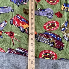 Joe Kealoha’s Shirt Mens Large Green Car Route 66 Hawaiian Aloha Button Front