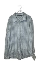 Sean John Mens Shirt Vintage Deadstock Plaid Hip Hop Streetwear Tailored 3XL NWT