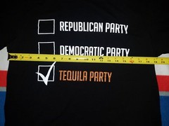 ¡Holy Tequila! Republican, Democratic, Tequila Party men’s large graphic t-shirt