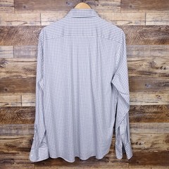 Faherty Shirt Mens Large Button Long Sleeve Cotton Nylon Spandex Lyocell