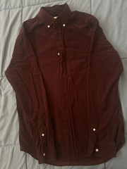 RedHead Men’s XL Patchwork Button-Down Tweed Shirt Brown/Multicolor Elbow Patch