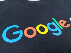 Google Serve Tech TEE Merchandise Logo Employee Double-Sided T-Shirt Size M